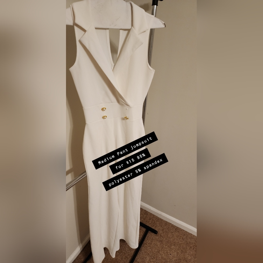 White Pant Jumpsuit